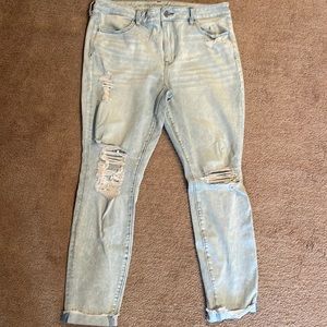 American eagle stretch high rise skinny jeans